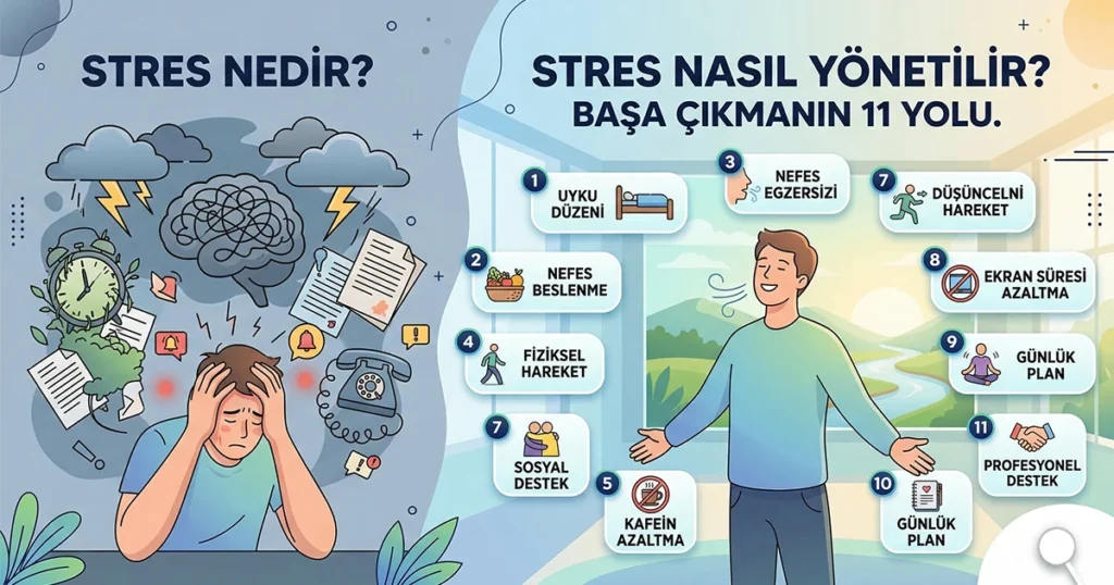 Stres Nasıl Yönetilir? Başa Çıkmanın 11 Yolu